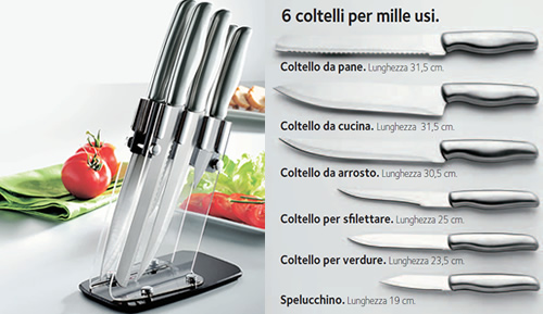 Ceppo Coltelli SATIN