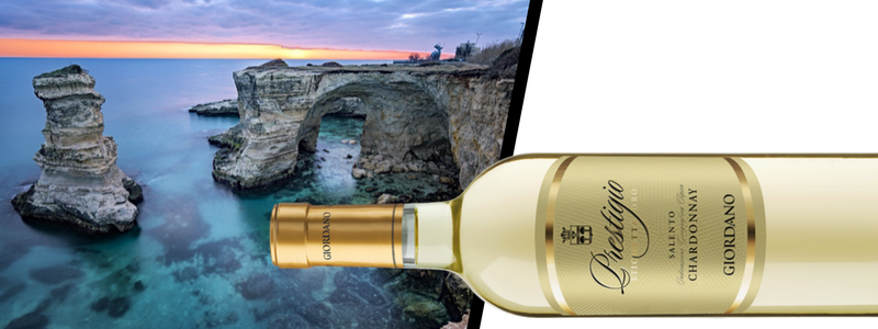 Giordano Vini ti conduce alla scoperta del Salento: Chardonnay Salento IGT 2016 Prestigio Etichetta Oro