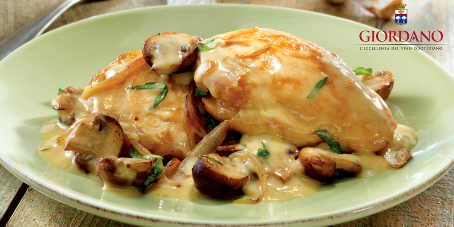 Pollo al Moscato con erbe aromatiche