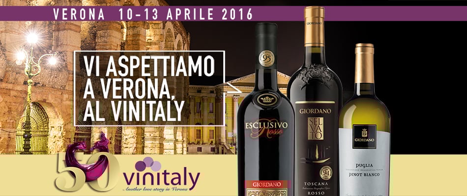 Giordano Vini partecipa a Vinitaly 2016 Giordano Vini partecipa a Vinitaly 2016