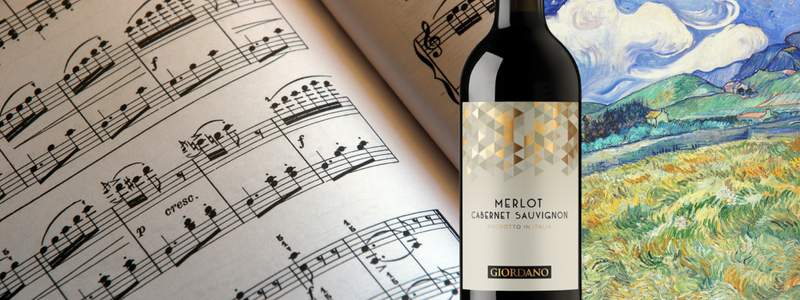 Come nella musica migliore, anche la melodia del Merlot ha un sottofondo: ed  erbaceo e pieno