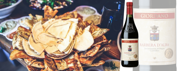 Barbera d'Alba DOC 2015, abbinala ad antipasti messicani