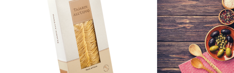 I classici Tajarin all'uovo della tradizione piemontese, pasta dal sapore inconfondibile