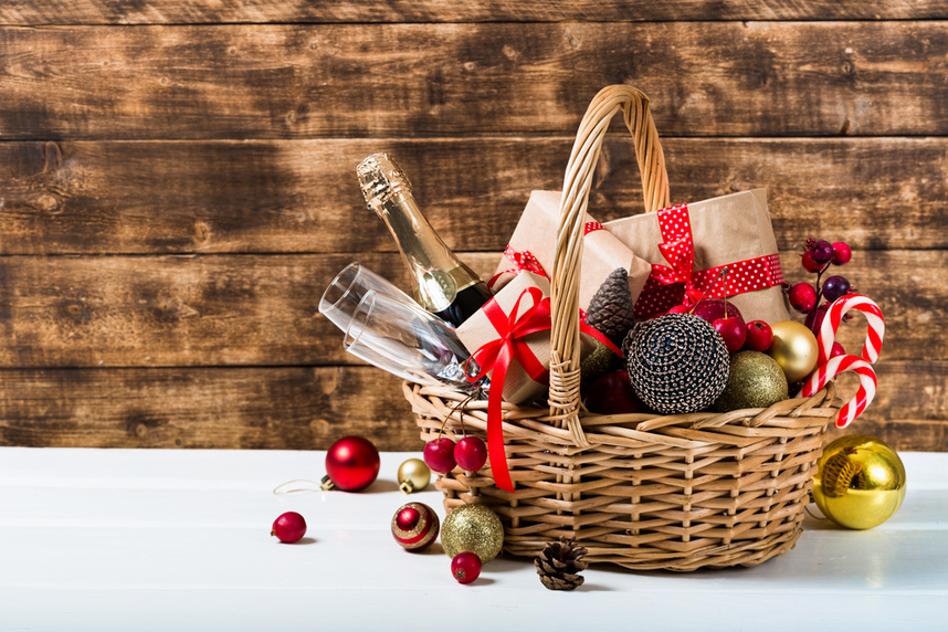confezioni regalo vino e cibo per le festività