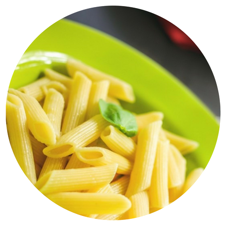 Un piatto di pasta a pranzo