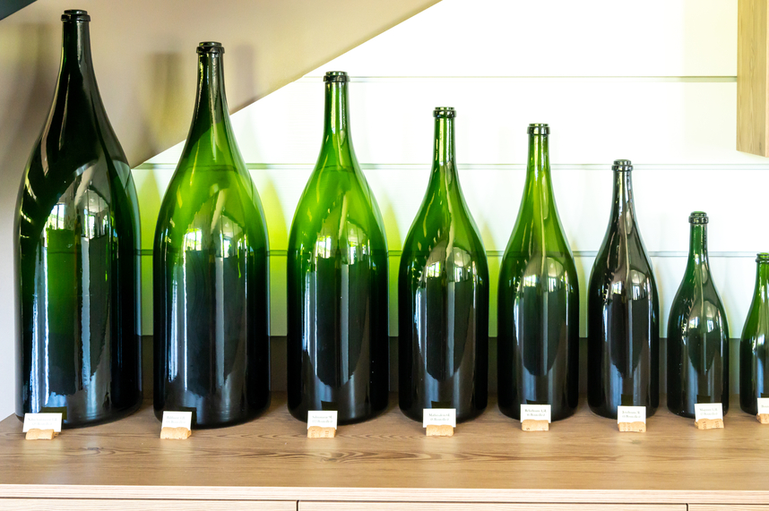 elenco nomi dei diversi formati delle bottiglie di vino