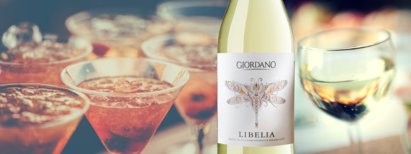 Libelia, mosto d'uve parzialmente fermentato: ottima base per i tuoi drink più leggeri e ispirati