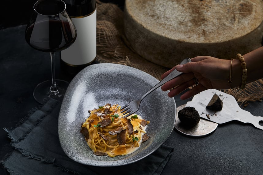 ricette al tartufo e vino abbinato