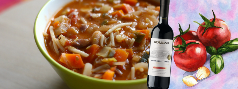 Con il minestrone scegliamo Barbera d'Asti