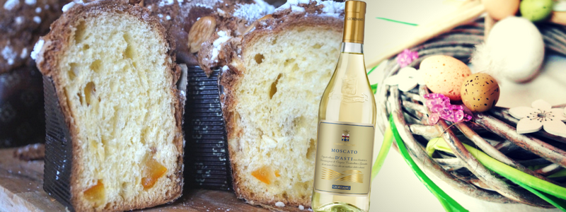 Nulla  meglio del Moscato d'Asti con la colomba! 